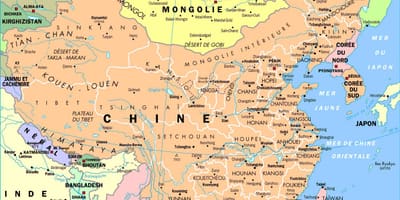 Chine kat jeyografik
