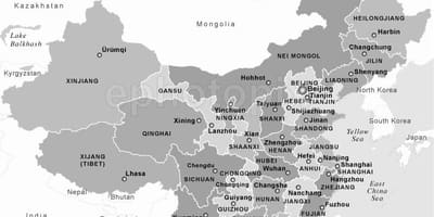 Kat jeyografik nan peyi Lachin nwa ak blan
